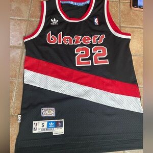 Adidas Blazers Drexler Jersey Mens small Hardwood Swingman Portland Trail +2 SM